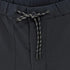 MANGO BLACK COTTON SHORTS WITH DRAWSTRING